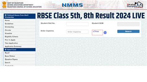 rbse 5th result 2023 link|Class 5th & 8th Result 2024 .